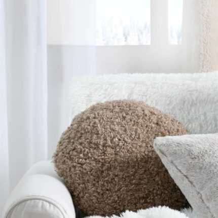 Coussin Déco "Cosylife" 40cm Taupe