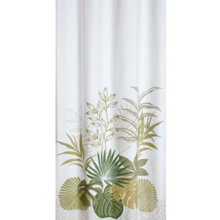 Rideau coton "Cambodge" 140x260cm Vert
