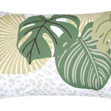 Coussin Déco "Cambodge" 40X60cm Vert
