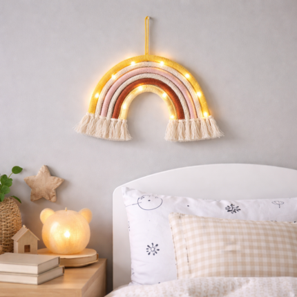 Décoration LED "Arc-en-ciel" 30cm Multicolore