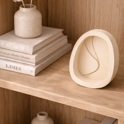 Déco à Poser "Leagra" 15cm Crème