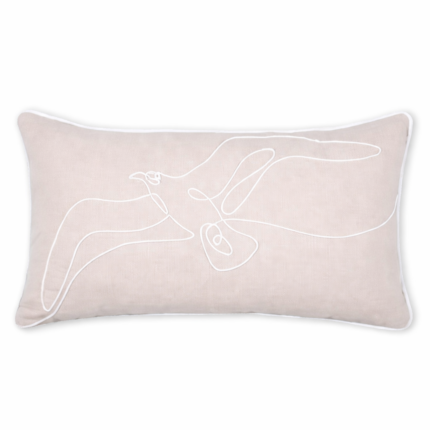 Coussin Déco "Dunes" 30x50cm Beige
