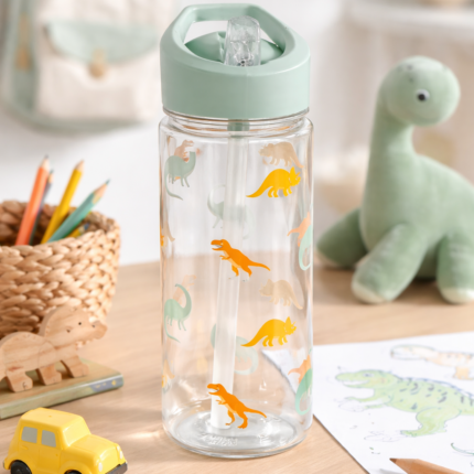 Gourde enfant « Dino » 18cm Verte