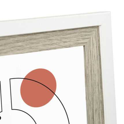 Cadre Photo "Cali" 30×40cm Blanc & Bois