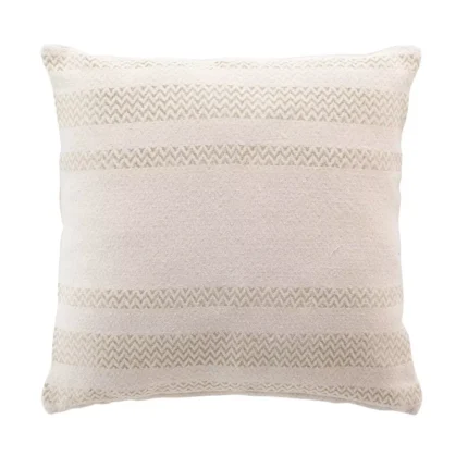 Coussin Coton "Doreline" 40x40cm Ecru