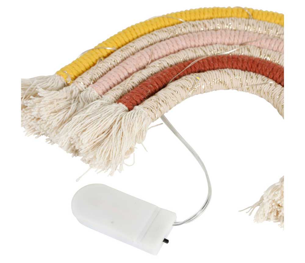 Décoration LED "Arc-en-ciel" 30cm Multicolore – Image 2