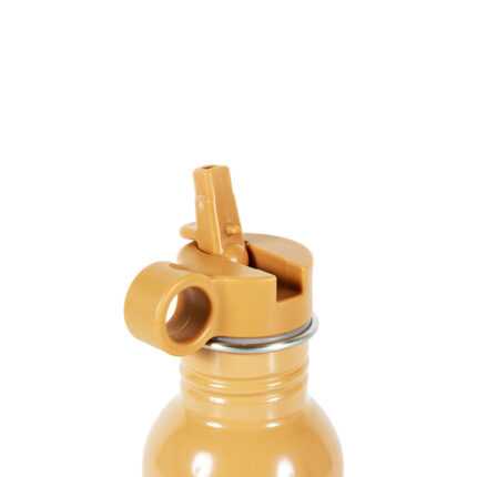 Gourde Enfant Acier "Pieuvre" 350ml Moutarde