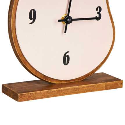 Horloge à Poser "Salvador" 25cm Marron
