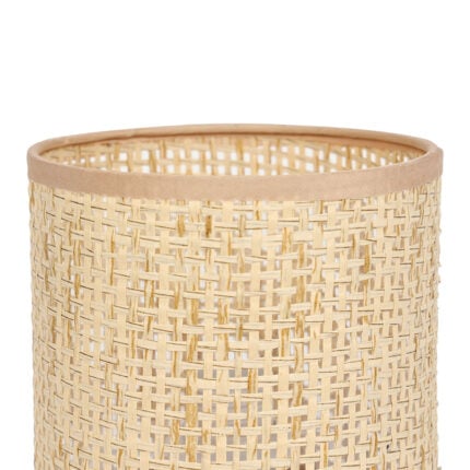 Lampe Céramique "Boule" 25cm Beige & Naturelle