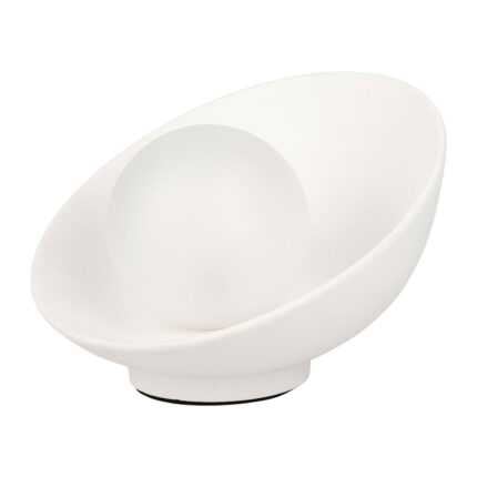 Lampe Céramique "Nacre" 30cm Blanche