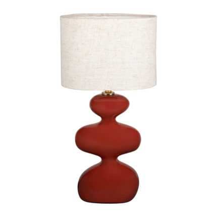 Lampe à Poser "Julie" 40cm Rouge