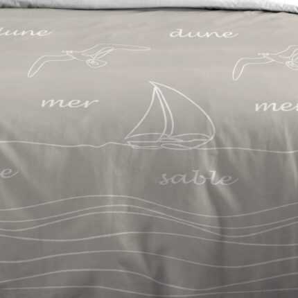 Housse de couette & 2 taies «Dunes» 260x240cm Beige