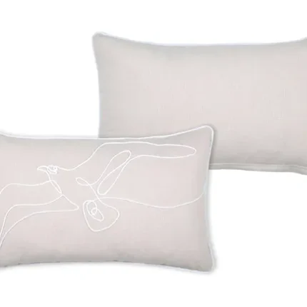 Coussin Déco "Dunes" 30x50cm Beige