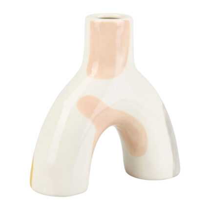 Vase Dolomite "Arche" 15cm Multicolore