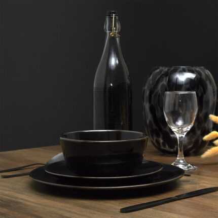 Assiette à Dessert "Lounge" 20cm Noir