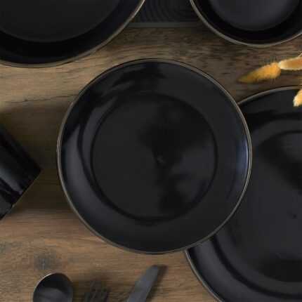 Assiette à Dessert "Lounge" 20cm Noir