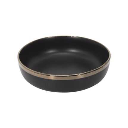 Assiette Creuse "Moscou" 18cm Noir