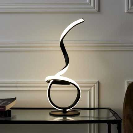Lampe à LED Design "Lounge" 46cm Noir