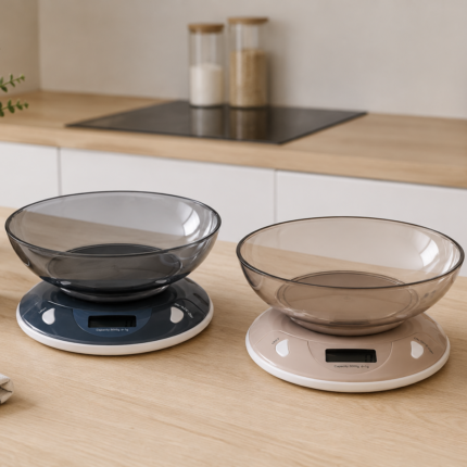 Balance de Cuisine Digitale "Bol" 5Kg Gris/Taupe