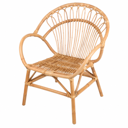 Fauteuil en Rotin "Indie" 80cm Naturel