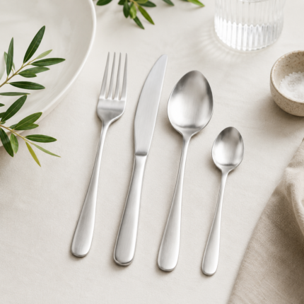 Ménagère 16 Pièces Inox "Premium" 21cm Noir