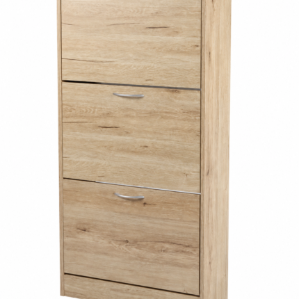 Meuble à Chaussures "3 Portes" 120cm Chêne