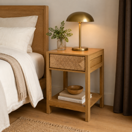 Table de Chevet "Bella" 40cm Naturel