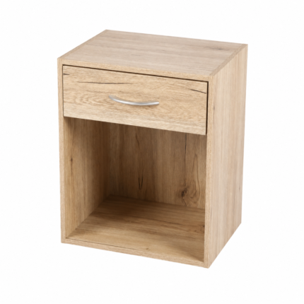 Table de chevet 1 tiroir "Praktik" 48cm chêne naturel