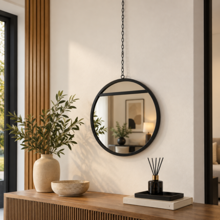 Miroir Suspendu "Elio" D.30 cm