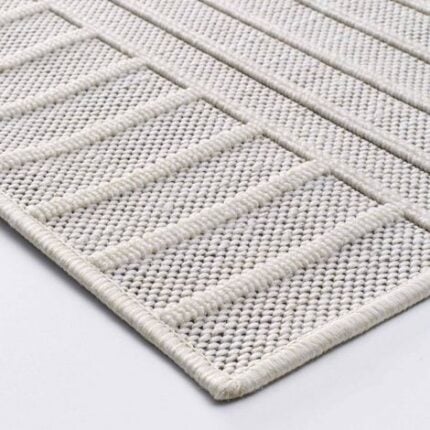 Tapis Déco Tissé "Ezio" 160x230cm Naturel