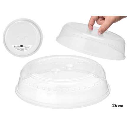 Couvercle de protection "Micro-ondes" 26cm Transparent