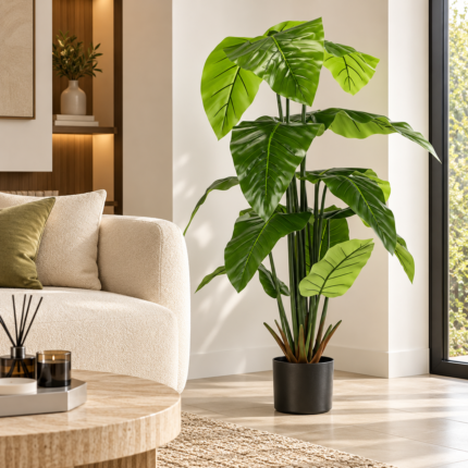 Plante Artificielle en Pot "Bananier" 150cm Vert