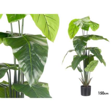 Plante Artificielle en Pot "Bananier" 150cm Vert
