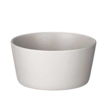 Assiette Creuse en Grès "Platon" 15cm Gris clair